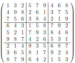 Jogo Sudoku Para Imprimir Com Respostas. Jogo Nº 49.